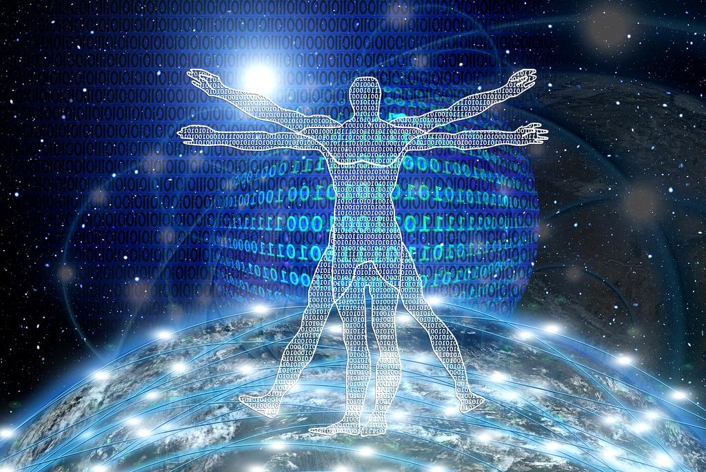 Hybrid storage setup showing local NAS system connected to cloud services